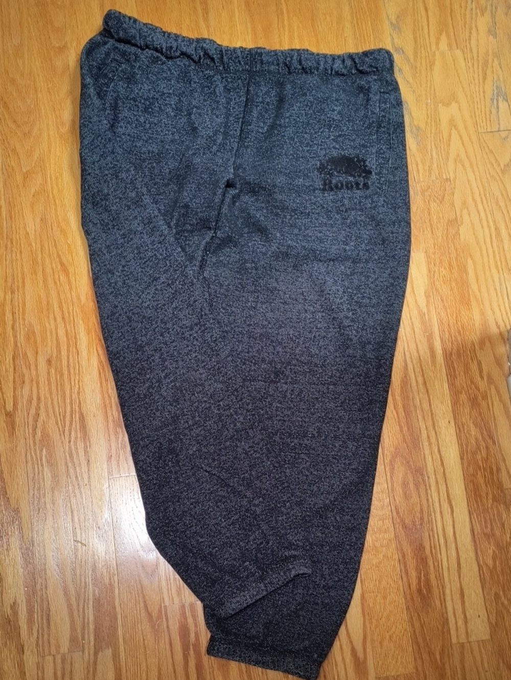 Roots Men's Dark Charcoal Heather Sweatpants, Size XL